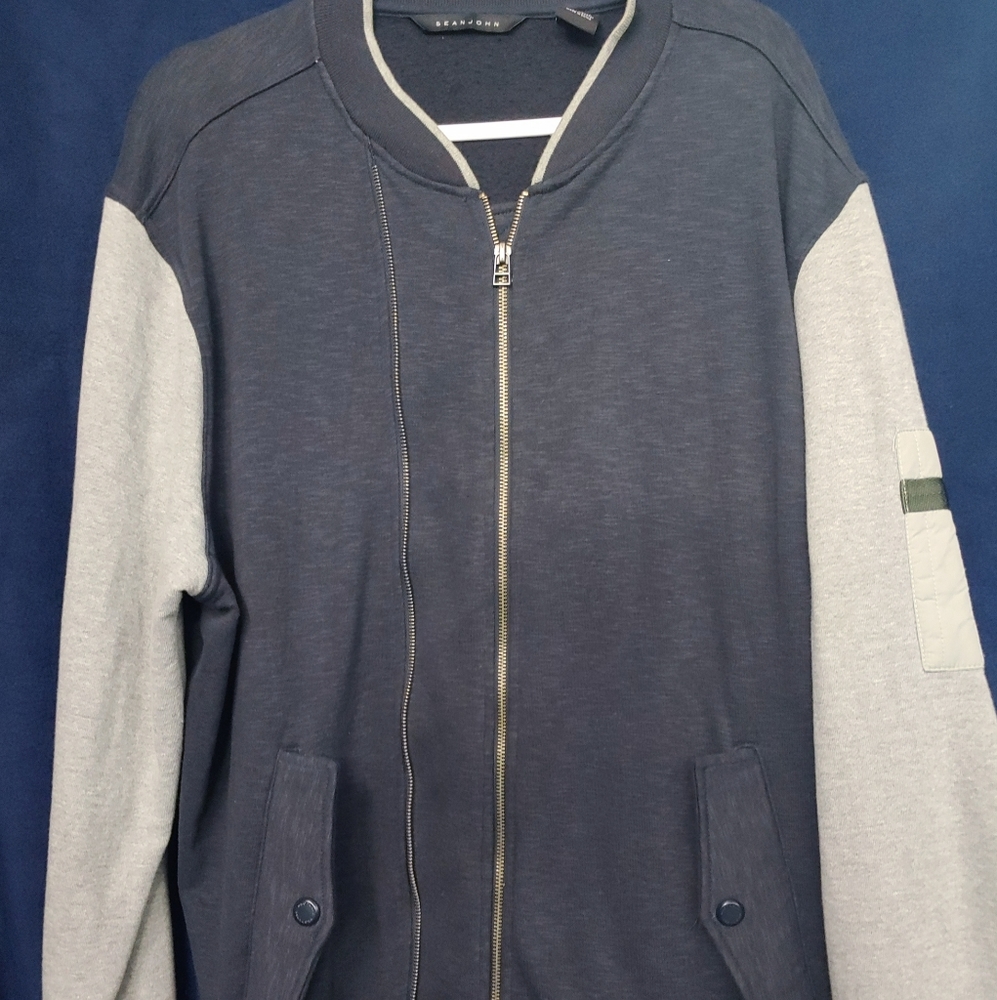 Sean Jean Navy Blue Varsity Jacket